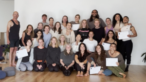 Group of Yin teacher training graduates at BodyMindLife